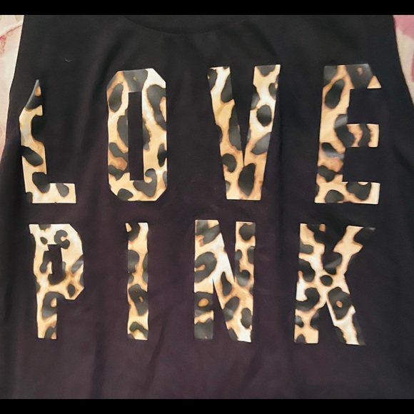 Victoria’s Secret pink leopard tank top - Picture 2 of 2